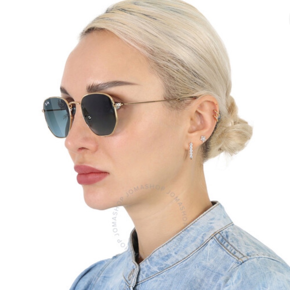 Ray-Ban Hexagonal Square Gradient Sunglasses #R07… - image 1